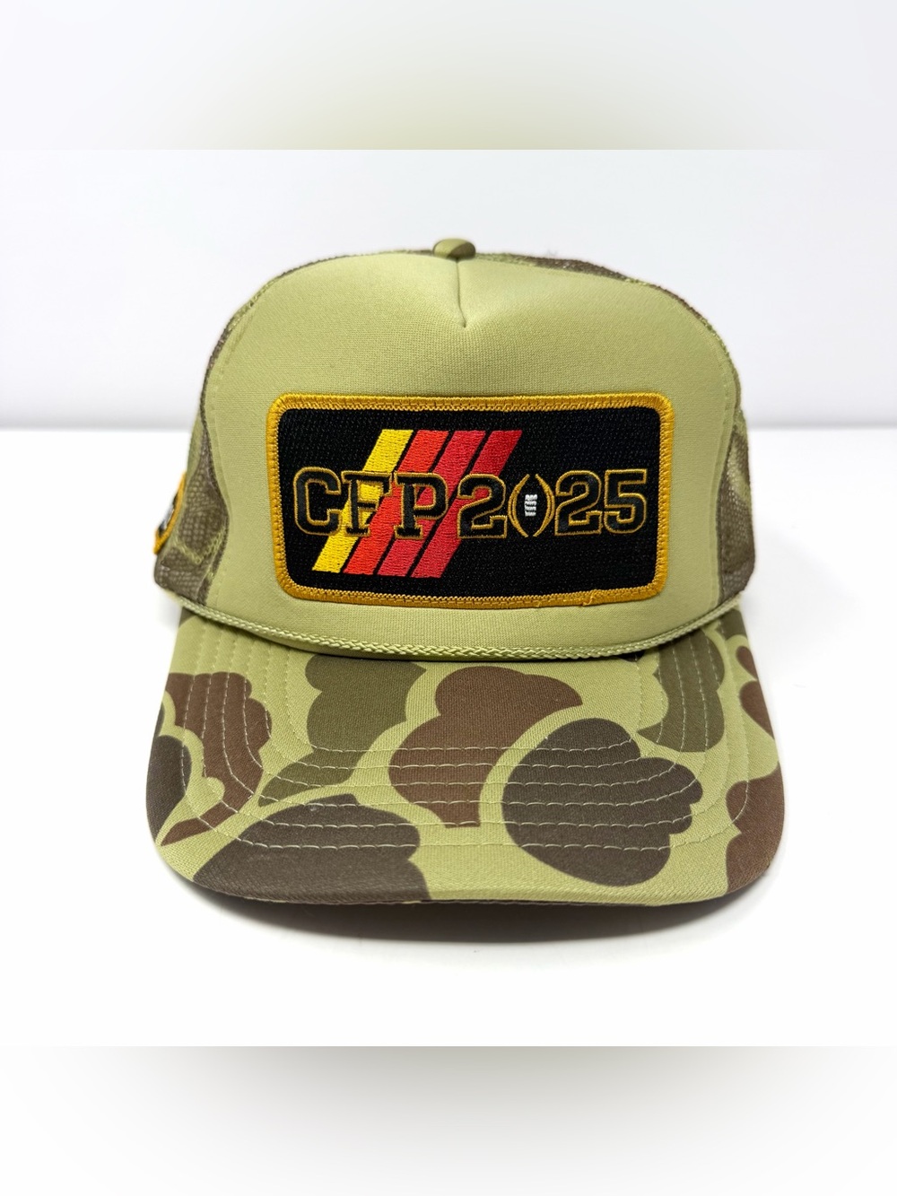 Aviator Nation CFP 2025 Mesh Camo Trucker Hat Camo College Football Playoffs NEW